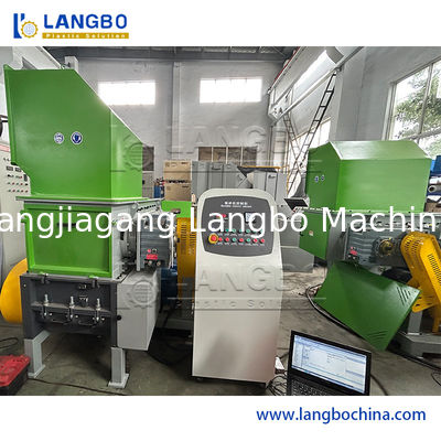 Plastic HDPE Single Shaft Pipe Scrap Shredder Machine