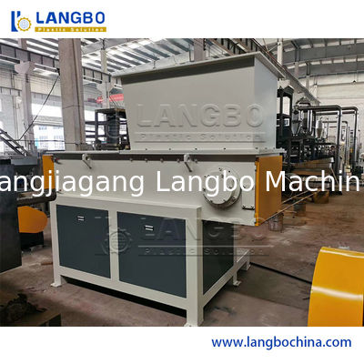 Máquina de reciclagem de tubos de plástico HDPE, pedaços de PVC, limpezas, chapas, trituradoras de paletes de madeira, trituradoras de paletes