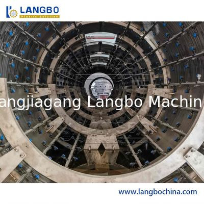 Extrusora de tubos de água e gás de plástico HDPE PE de alta velocidade 16-1600mm para fabricação de tubos de plástico com alta eficiência