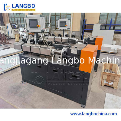 Máquina de reciclagem plástica da extrusora da aprovação do ISO, única máquina da extrusora do Pe