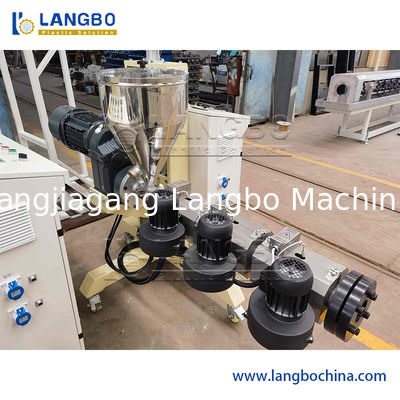 Linha de produção de extrusão de tubos de abastecimento de óleo de gás de água de plástico PE HDPE PPR