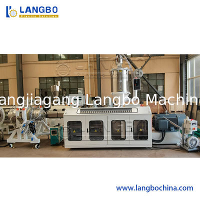 Equipamento avançado de fabricação de tubos de mangueira de plástico de PVC PE totalmente automático com controle de tela sensível ao toque PLC