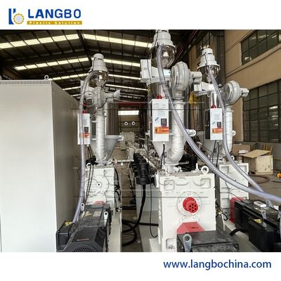 Linha Multilayer 16mm - 63mm 180kg/PLC da extrusão da tubulação de Ppr de H