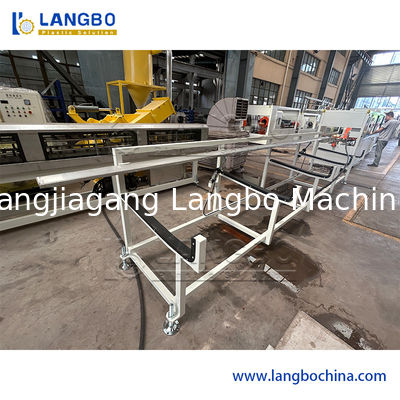 16-630 mm PVC CPVC UPVC / HDPE / LDPE / PE PP PPR Tubo de conduta / Dual mangueira & Extrusora de parafuso único / Máquina de fabricação de plástico de extrusão para água / gás