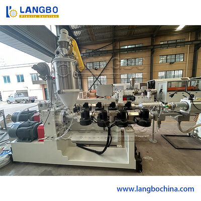Linha de Extrusão de Tubos PPR com Saída de 180kg/h, Co-Extrusão de 3 Camadas e Controle PLC