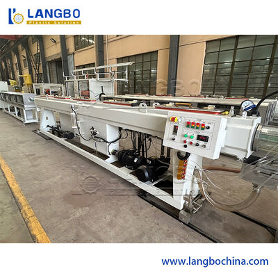 Linha de Extrusão de Tubos PPR com Saída de 180kg/h, Co-Extrusão de 3 Camadas e Controle PLC