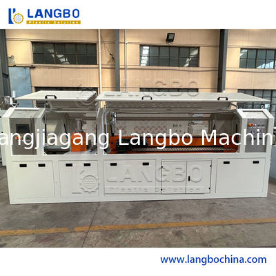 Linha plástica da extrusão do perfil do PVC de 20 M para a fatura da telha do canto do teto da parede