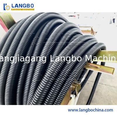 Máquina de Extrusão de Tubo Corrugado de Fibra de PVC Macio Plástico