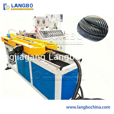 PP PE HDPE PVC PA Plastic Single Double Wall Corrugated Pipe Extrusion Production Line