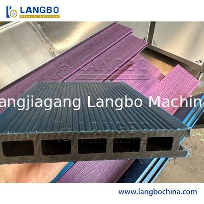 Linha 100 da extrusão do perfil do CE WPC - capacidade de produção 150KG/H alta