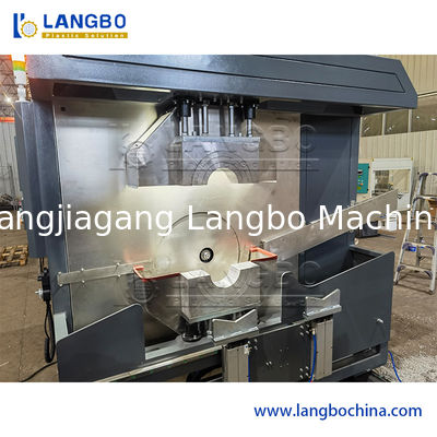 Máquina de corte de fios de tubos de PVC com sistema de controlo CNC/PLC de 16-160 mm de alcance e centralização automática para tubos de plástico