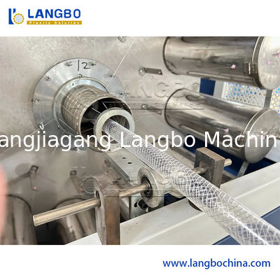 Máquina de extrusão de tubos de mangueira de jardim reforçada com fibras para irrigação por gotejamento agrícola