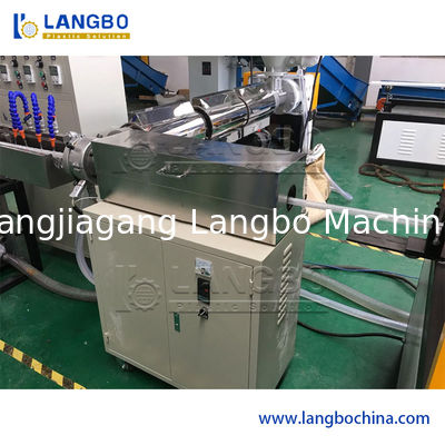 Máquina extrusora para fabricação de mangueira de tubo reforçado trançado de fibra de jardim de PVC macio