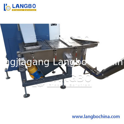 Máquina de produção de grânulos de plástico de parafusos simples de PP PE PVC