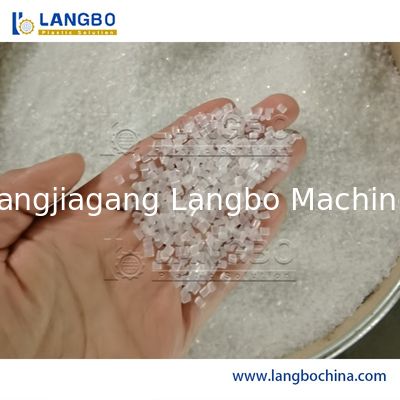 PP PLC PE HDPE LDPE Máquina de Granulação de Plástico Reciclado Linha de Granulação
