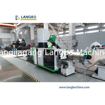 Máquina de granulação de anéis de água de resíduos de plástico PE PP ABS