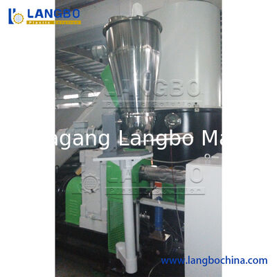 Resíduos de plástico LDPE HDPE PE PP Film Jumbo Bags Pet Bottle Flakes Lump Pipe PVC Hard Plastic ABS PC Lavagem Reciclagem Produção Pelletizante Linha de Granulação