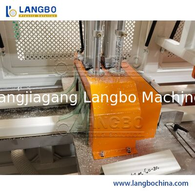 Preço de fábrica 55/110 Extrusora de parafusos conica de cabo de PVC com linha de extrusão de tronco com 1180mm de perfil e 22KW de potência do motor