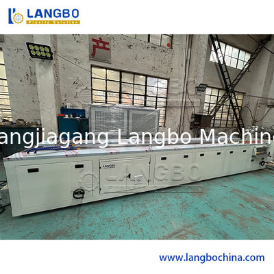 Preço de fábrica 55/110 Extrusora de parafusos conica de cabo de PVC com linha de extrusão de tronco com 1180mm de perfil e 22KW de potência do motor