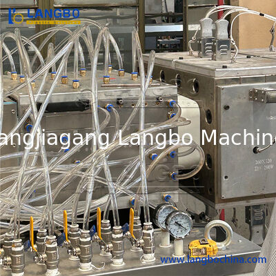 PVC PP PE ABS L Forma de Perfil Plástico de Fabricação de Máquina de Extrusão Linha de Produção com Molde de Forma Diferente