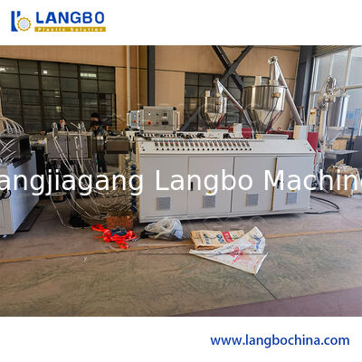 PPE HDPE Mpp PE Tubo composto de plástico ondulado WPC Profil Extrusor Extrusão Fabricação de Máquina