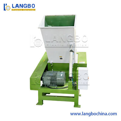 Máquina Trituradora de Plástico Industrial Pequena/Mini para Resíduos de PVC/PP/PE/PET em Filme, Saco/Folha/Lata/Perfil/Garrafa/Barril, com Metal e Cabo