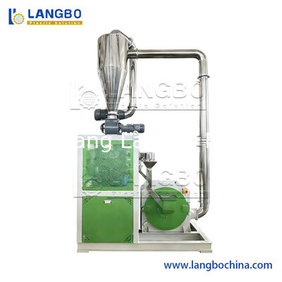 Automático PE LDPE HDPE LLDPE PP PVC Pet EVA PS ABS Pulverizador de plástico em pó Máquina de reciclagem de moagem