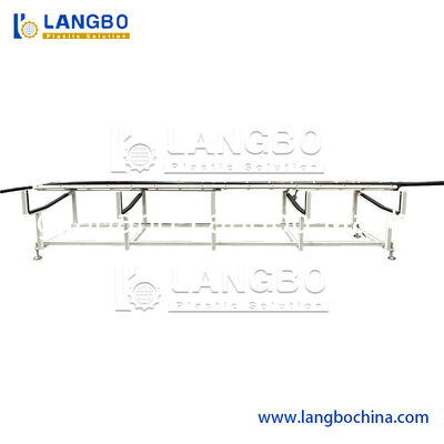 PE de grande diâmetro tubo de parede oca dupla extrusora de parafuso único extrusão linha de produção de plástico máquina de fabricação
