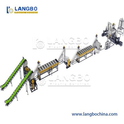 Máquina de Pelletização para Reciclagem de Plástico Triturado