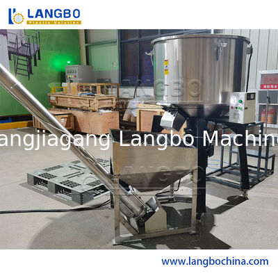 Misturador de cores vertical industrial de alta velocidade para granulação de plásticos