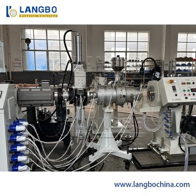 Linha cônica medida em linha da extrusão da tubulação de PPR do peso da tubulação do parafuso do gêmeo