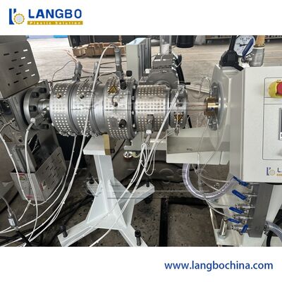 Linha de Coextrusão de Tubos PPR de 16-63mm Extrusora de Rosca Única de 60mm