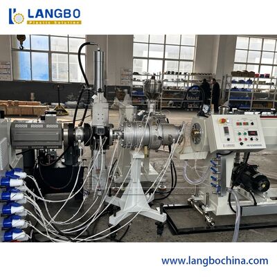 Tubulação plástica do PE de PPR que faz a linha o controlo a distância do PLC de 3 camadas