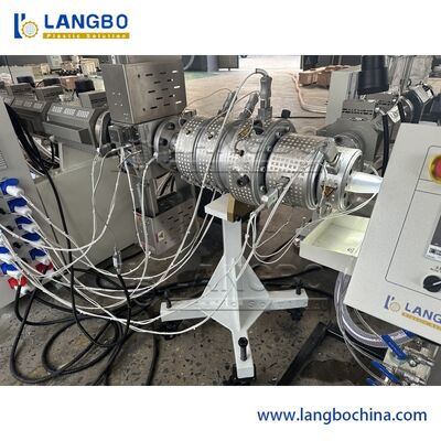 Linha de baixo nível de ruído 3 fabricação da extrusão da tubulação de 20-63mm PPR da tubulação da fibra de vidro da camada PPR