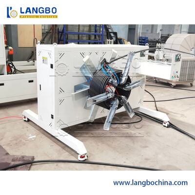 Máquina Enroladeira de Tubos PE Flexível para Componentes Elétricos Schnider para Tubos de 16-160MM