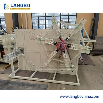 Máquina Rebobinadora Automática de Tubos Plásticos para Componentes Elétricos Schnider para Enrolamento de Tubos Corrugados de PE e HDPE Faixa de 1600-3200mm