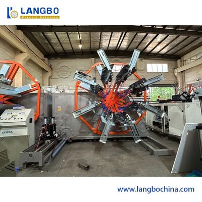 Máquina Rebobinadora Automática de Tubos Plásticos para Componentes Elétricos Schnider para Enrolamento de Tubos Corrugados de PE e HDPE Faixa de 1600-3200mm