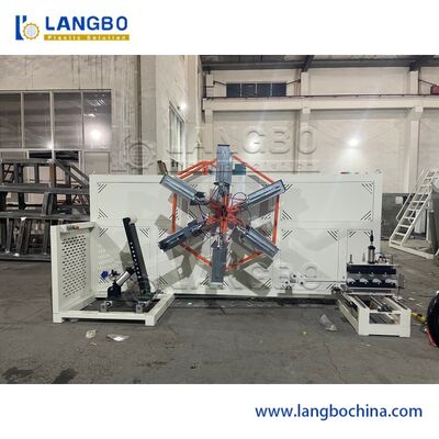 Equipamento de Enrolamento de Tubos PE Industrial Totalmente Automático de 16-160MM de Diâmetro para Processo de Enrolamento