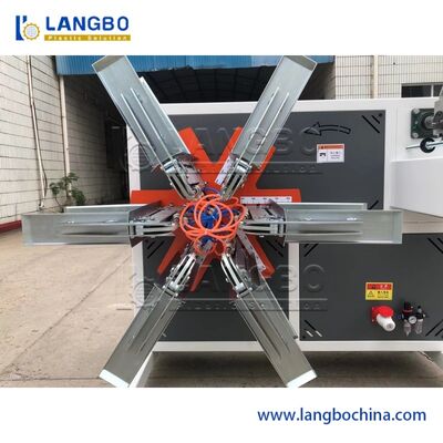 Máquina de enrolamento de tubos PE em linha com controle de tensão anti-tângulo