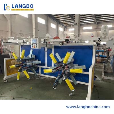 Máquina de enrolamento de tubos PE em linha com controle de tensão anti-tângulo