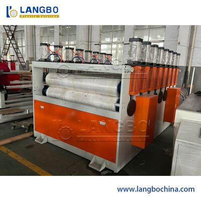 Linha chama da extrusão da folha da placa da espuma do PVC de ABB - retardador