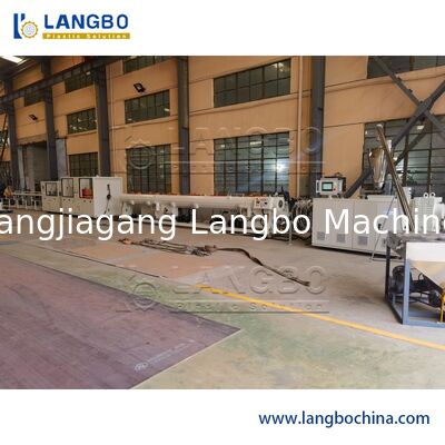 Linha plástica de poupança de energia da extrusão da tubulação, extrusora de parafuso novas do gêmeo da circunstância