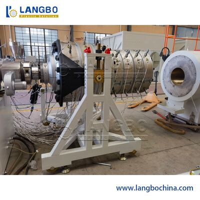 Máquina de extrusão de tubos de drenagem de água de PVC de plástico