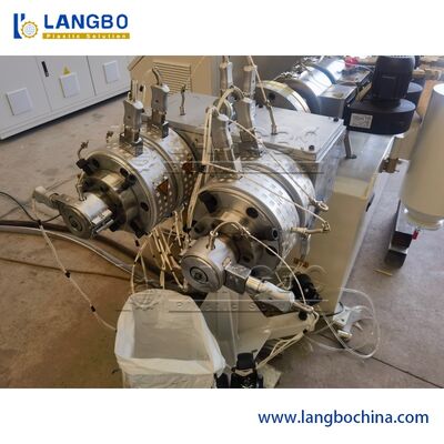 Máquina Extrusora de Plástico de 630mm de Duplo Parafuso Para Tubo de PVC