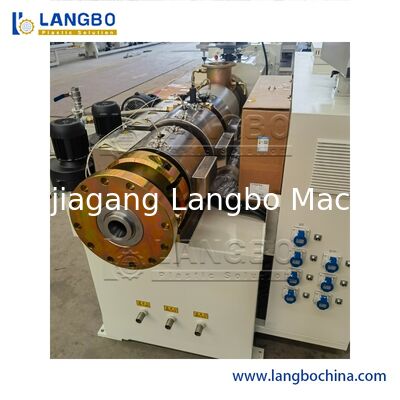 Extrusora de parafuso do gêmeo do Pvc da tubulação de água, máquina plástica da extrusão do controlo automático