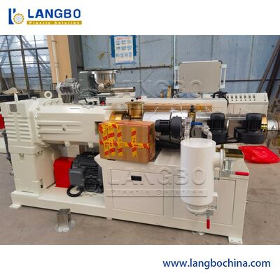 Máquina gêmea automática da extrusora de parafuso, máquina da extrusora de parafuso do dobro do PVC