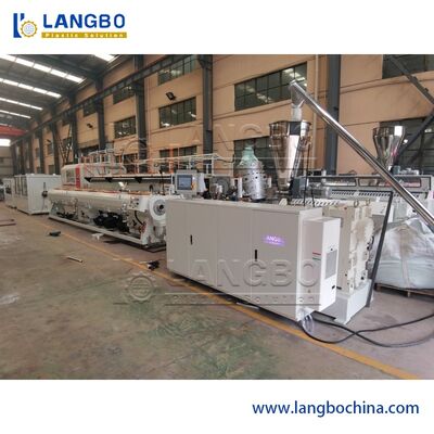 Máquina de extrusão de tubos de PVC de alta velocidade para tubos de abastecimento de água