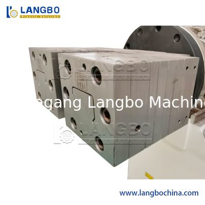 Linha de extrusão de perfil de cabo de trunqueamento de material de PVC de plástico a quente