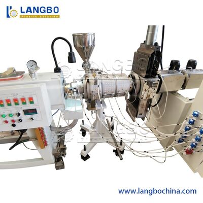 Linha de produção de extrusão de máquinas de fabricação de tubos de HDPE de 50-250 mm