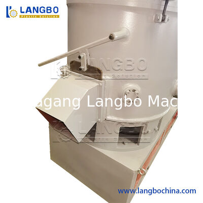 Máquina de aglomeração de resíduos de plástico de película de HDPE PP